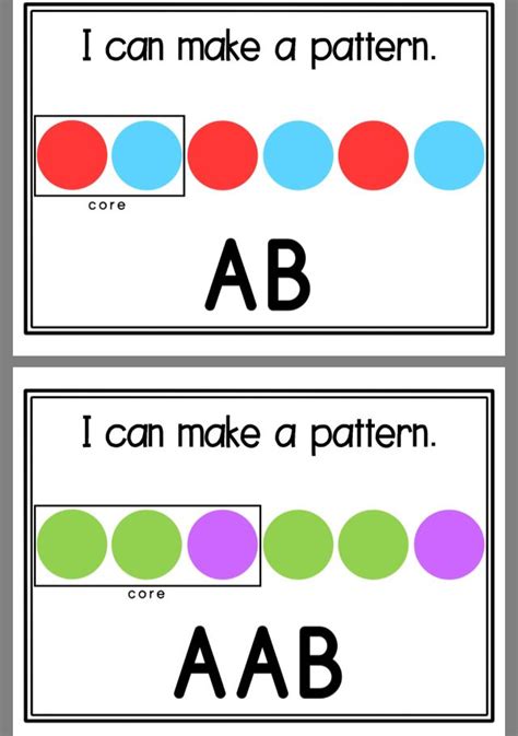 Abc Patterns For Kindergarten