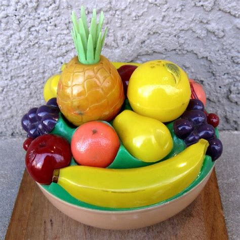 Vintage Fruit Bowl Centerpiece Set Including By Outofthepinksky