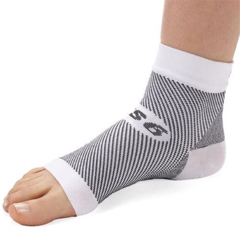 Fs6 Plantar Fasciitis Foot Compression Sleeve White Compression Sleeves