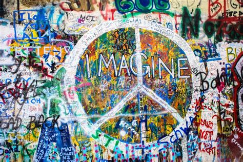 Lennon Wall Fotografia Editoriale Immagine Di Interesse 52596877