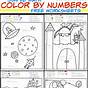 Math Color By Number Worksheets