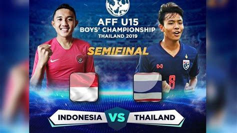 Hasil Akhir Timnas Indonesia Vs Thailand Piala Aff U 15 2019 Skor