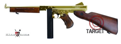 Vendita King Arms Thompson 1928 M1a1 Gold Full Metal Vendita Online