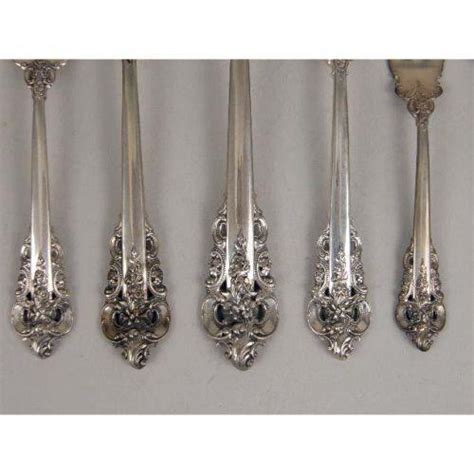 A Group Of Wallace Grande Baroque Sterling Silver Pattern Flatware