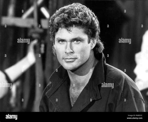David Hasselhoff An American Actor And Singer Stock Photo Alamy