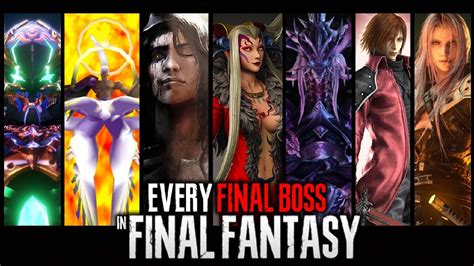 Every Final Boss In Final Fantasy 1987 2020 In Order Final Fantasy
