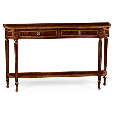 Classic Regency Style Console With Drawers Swanky Interiors