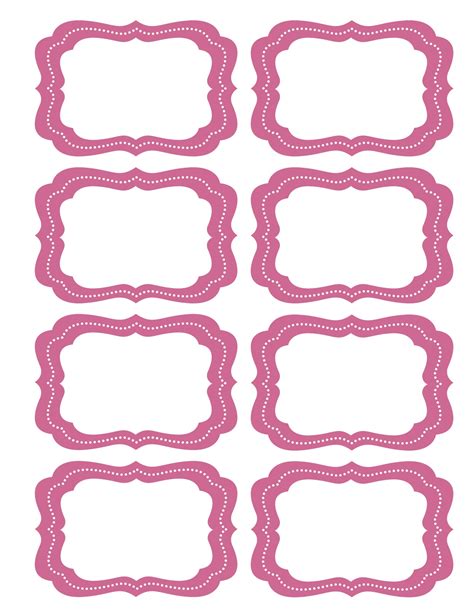 The final design will serve as a template for your label. Candy Labels Blank | Free Images at Clker.com - vector ...