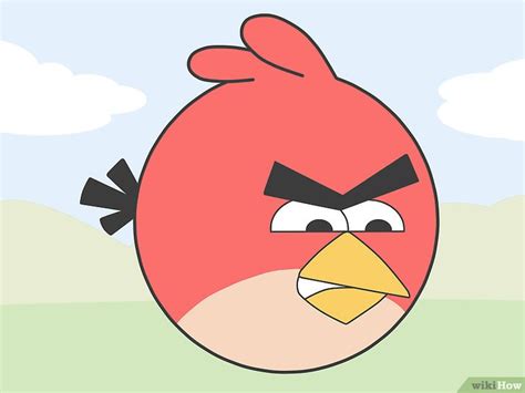 Gambar Menggambar Angry Bird Emosi Wikihow Gambar Berjudul Draw