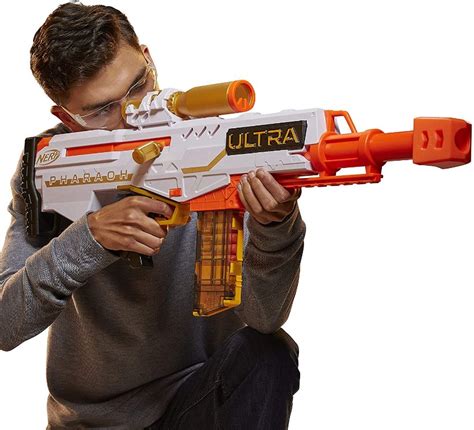 Nerf Ultra Pharaoh Blaster With Premium Gold Accents 10 Dart Clip 10
