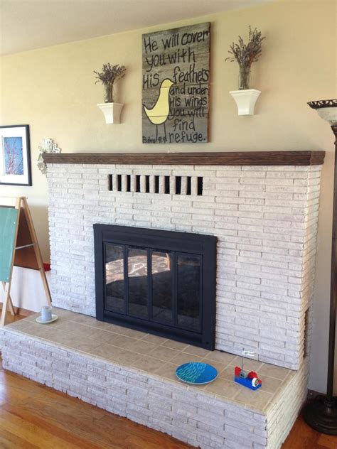 The Whitewash Brick Fireplace Strategy Fireplace Designs