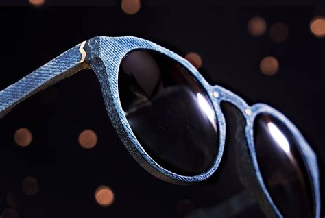mosevic upcycles denim into fashionable sunglasses collection
