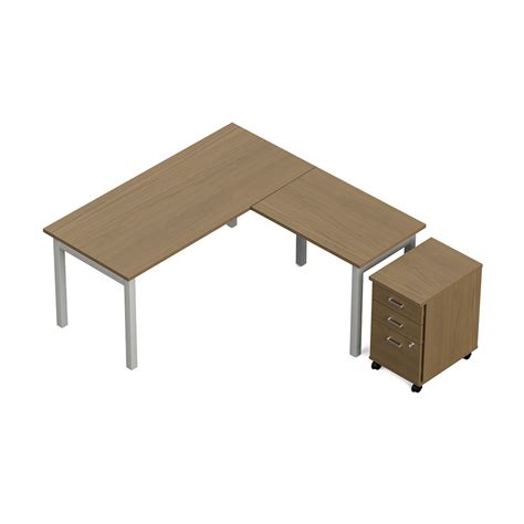 Newland L Shaped Desk With Pedestal 66w X 66d Offices To Go