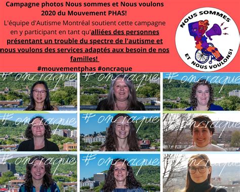 Campagne Photos Nous Sommes Et Nous Autisme Montréal