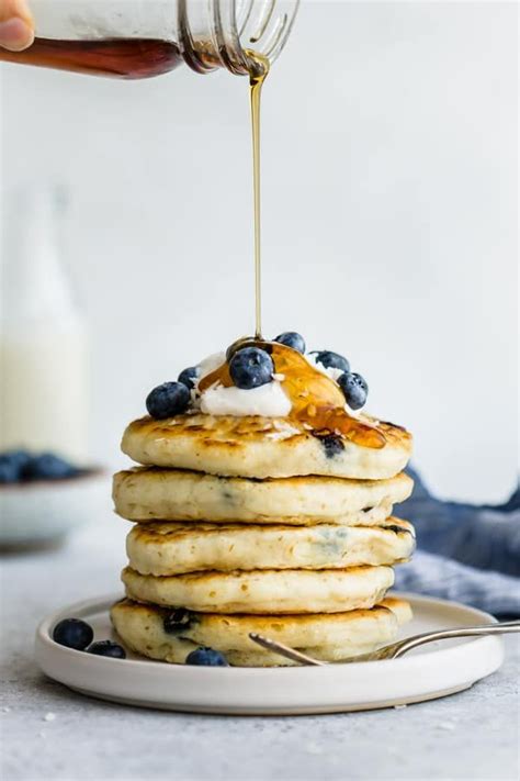 Vegan Blueberry Pancakes Recipe Vegan Blueberry
