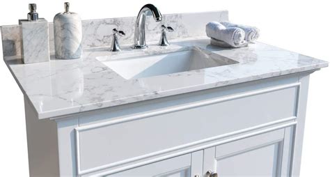 Carrara Marble Bathroom Countertop Countertops Ideas