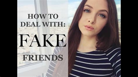 How To Deal With Fake Friends Youtube