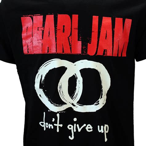 Pearl Jam Dont Give Up T Shirt Officiële Merchandise Popmerch com