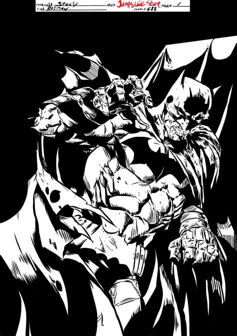Mark Bagley Batman Inks By Jamesleestone On Deviantart