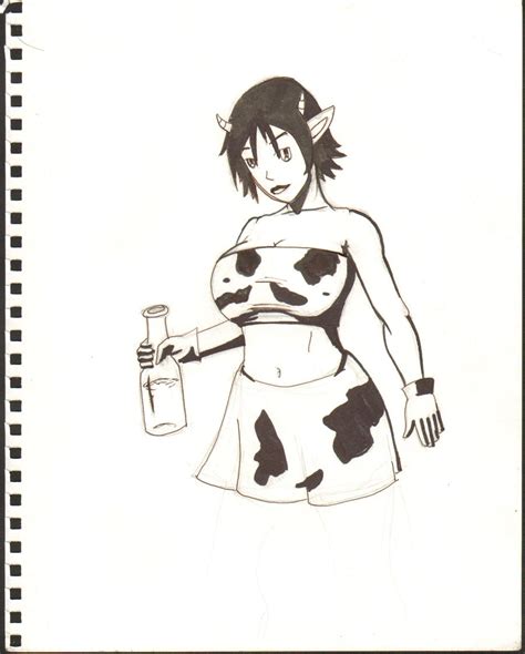 Cow Girl Drawing At Fanime By Coreybass On Deviantart