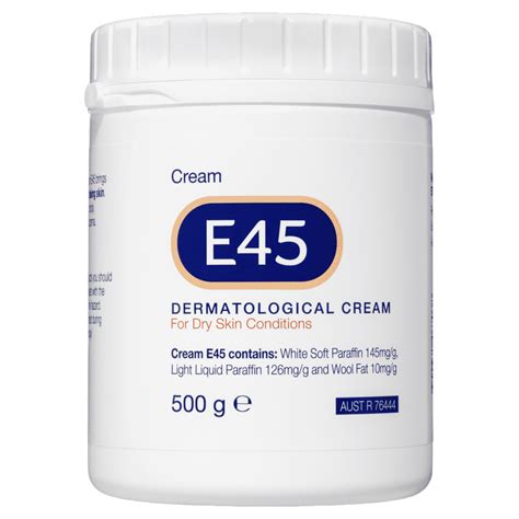 E45 Dermatological Cream 500g Discount Chemist