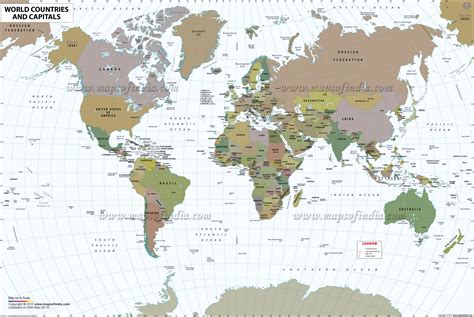 World Map With Countries Free Large Images World Map With Countries