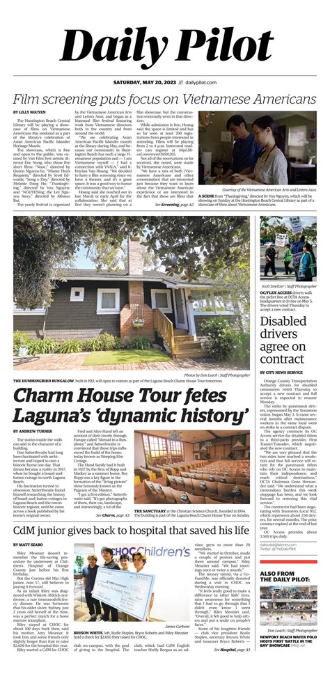 Daily Pilot e-newspaper: Saturday, May 20, 2023 - Los Angeles Times