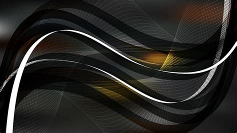 Abstract Black Flow Curves Background Vector Image Eps Ai Uidownload