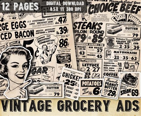 vintage newspaper ads