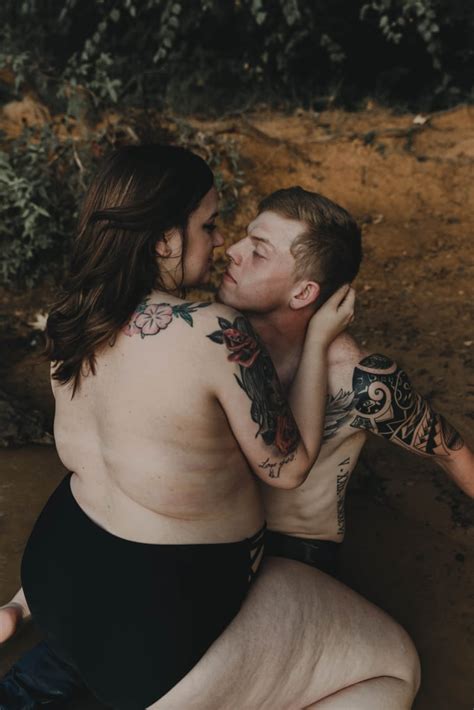 Body Positive Couple Boudoir Shoot Popsugar Love And Sex