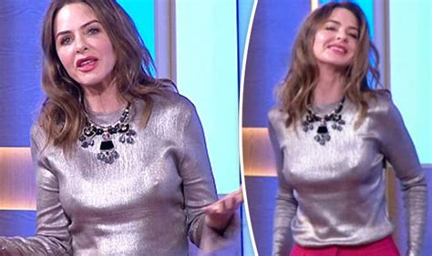 This Morning Viewers In Uproar As Braless Trinny Woodall Flashes Nipples In Silver Top Tv