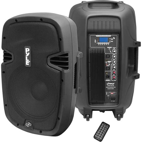 Pyle Pro Pphp1537ub 1200w Powered 2 Way Speaker Pphp1537ub Bandh