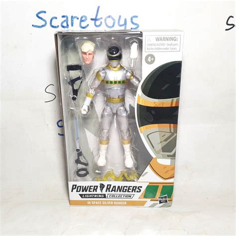 Jual Hasbro Lightning Collection Power Rangers In Space Silver Ranger
