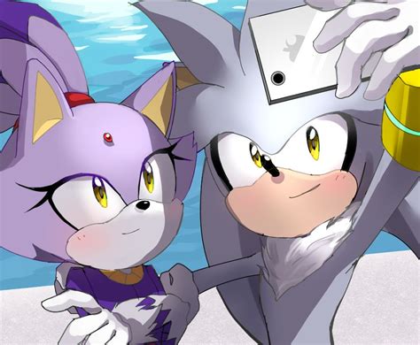 Sonic The Hedgehog The Sonic Couples 15 Silvaze Silver X Blaze