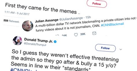 twitterverse in tumult after trump meme maker apologizes cnn accused of blackmail huffpost
