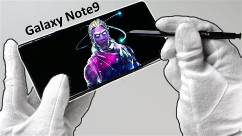 The Fortnite Phone Unboxing Galaxy Skin Samsung Galaxy Note9