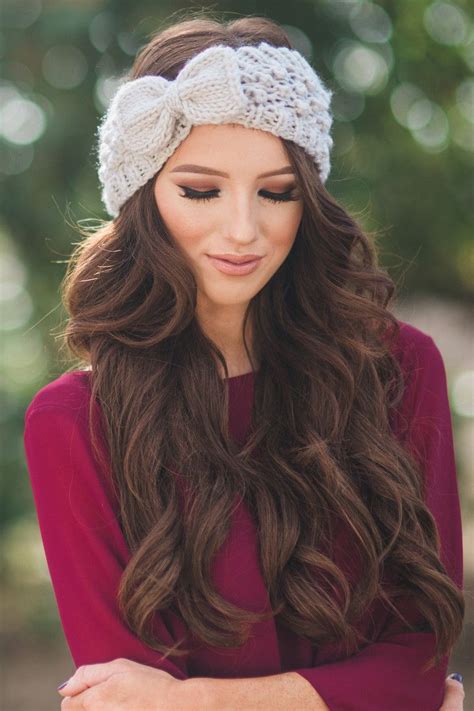 Image Result For Cute Headbands For When Your Doing Makeup Winter Headband Hairstyles Winter