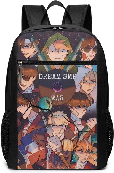 Dream Smp Lightweight School Backpack For Boys Girls Teen 17 Inch