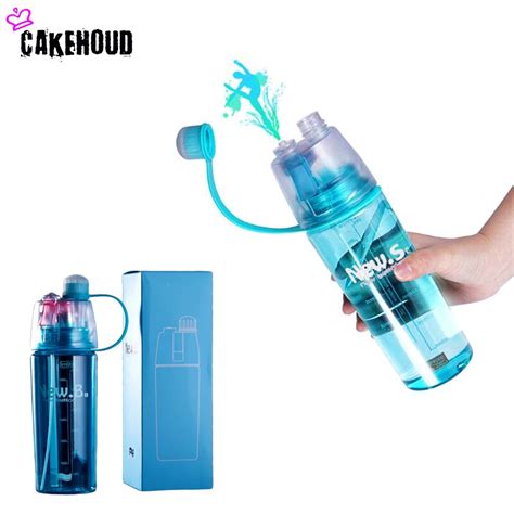 Cakehoud Pvc 600ml Creative Spray Water Bottle Portable Atomizing