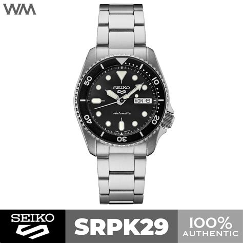 Seiko Sports Skx Sports Style Black Dial Mm Stainless Steel