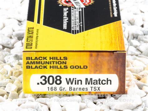 Black Hills Gold Ammunition 308 Winchester 762x51 Ammo For Sale
