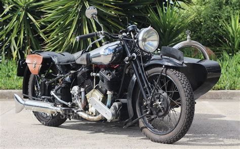 This Nicely Presented Circa 1939 Brough Superior With Sidecar Sold For
