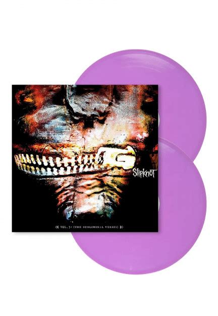 Slipknot Vol The Subliminal Verses Violet Colored Vinyl