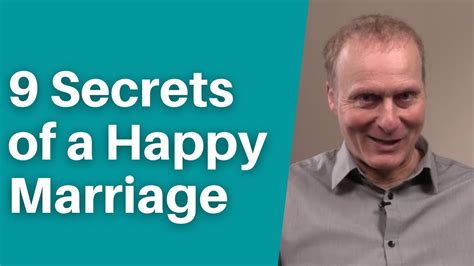 The Secrets Of A Happy Marriage Youtube