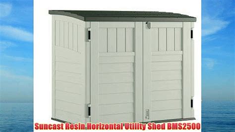 Suncast Resin Horizontal Utility Shed BMS Video Dailymotion