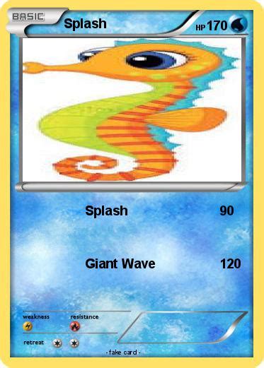 Pokémon Sticky 38 38 Splash My Pokemon Card