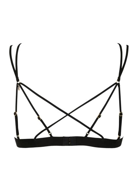 Atelier Amour After Midnight Triangle Bra Lace Bralette