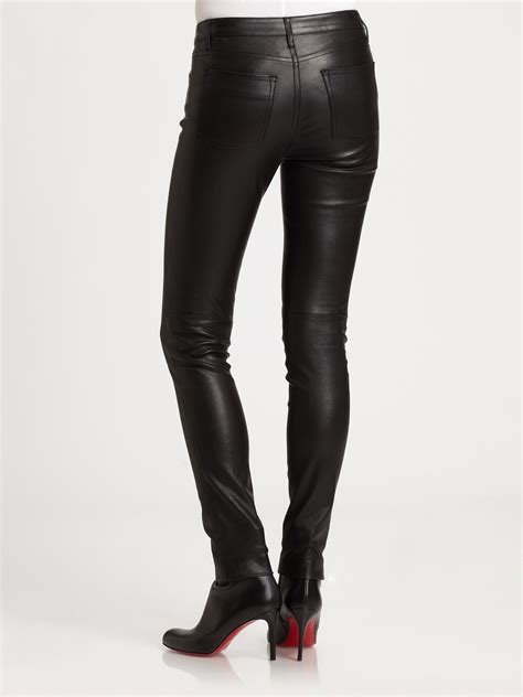Vince Leather Pants In Black Lyst