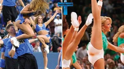 Top 25 Embarrassing Moments With Cheerleaders In Sports Youtube