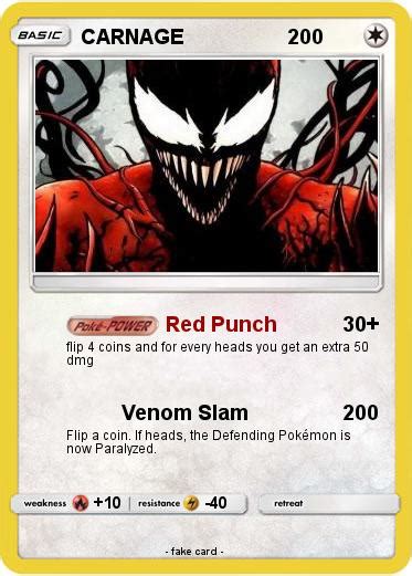 Pokémon Carnage 320 320 Red Punch My Pokemon Card